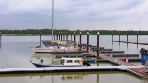 The deserted marina at Pulau Indah, Port Klang - Photo by Bill O’Leary