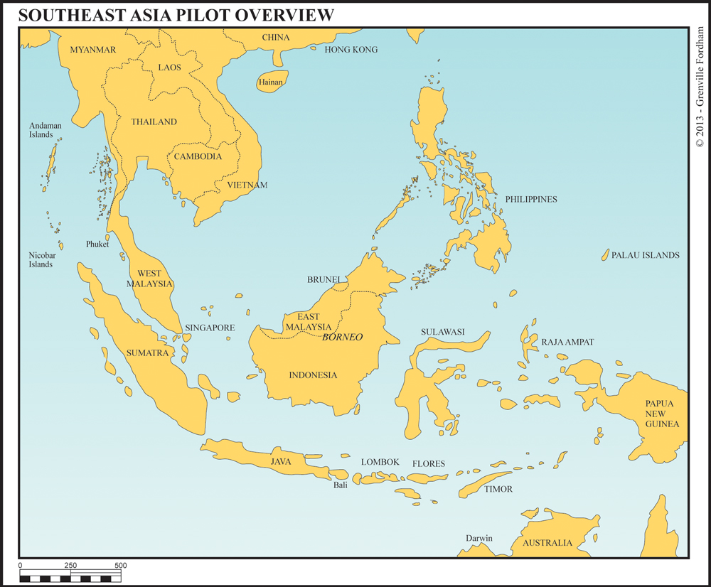 Malaysia Southeast Asia Map