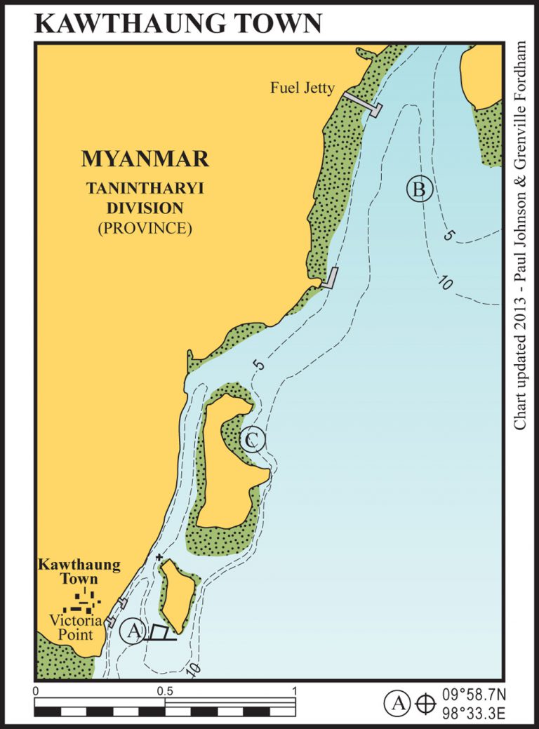 Kawthaung Approaches Southeast Asia Pilot