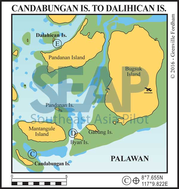 Candabungan Island-to-Dalihican Island, Southwest Palawan