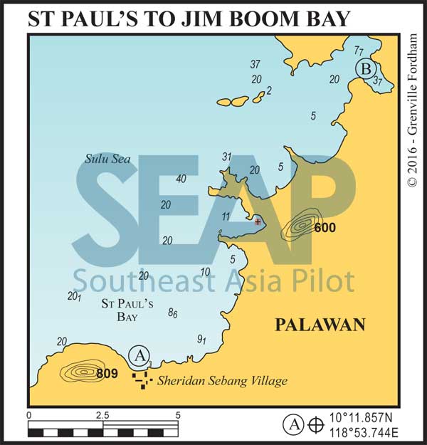 St Paul's to Jimboom Bay, Palawan