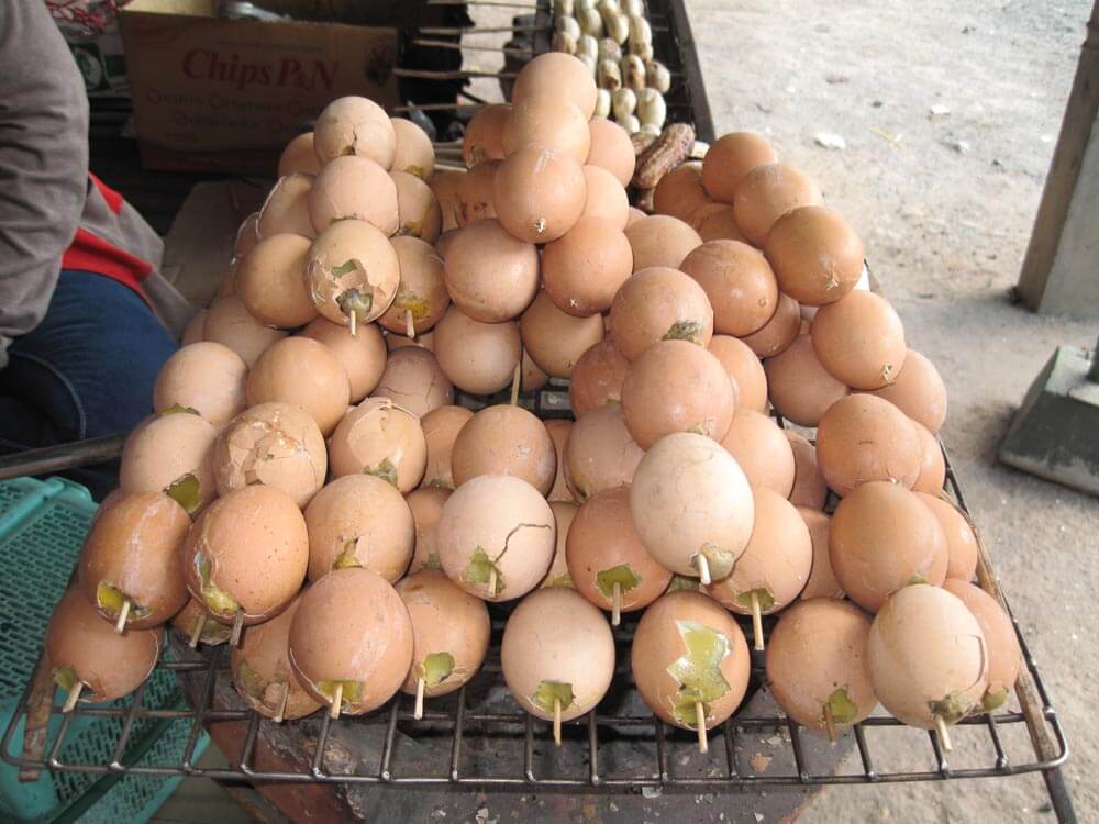 eggs on a stick, Cambodia