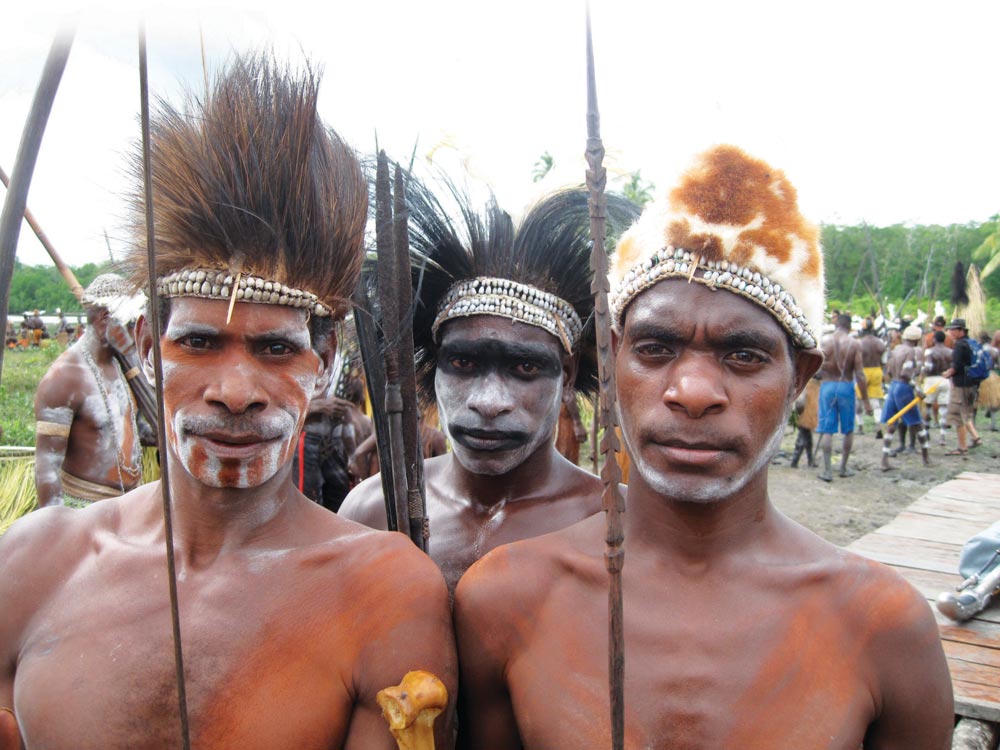 South Papuan Asmat warriors | Photo by Bill O’Leary