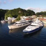 Superyachts in Palau