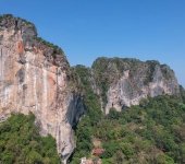 Dramatic scenery at Railay Beach