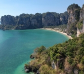 Tonsai Beach, just north of the main Railay Beach