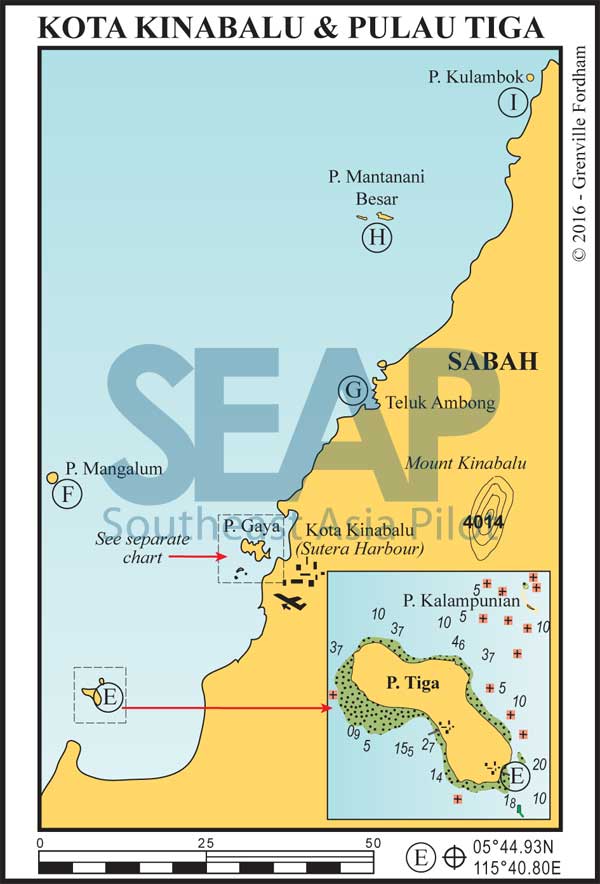 East Malaysia (Borneo) chart