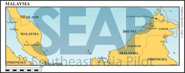 East and West Malaysia chart