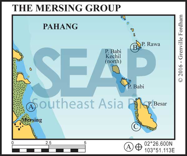 The Mersing Island Group chart