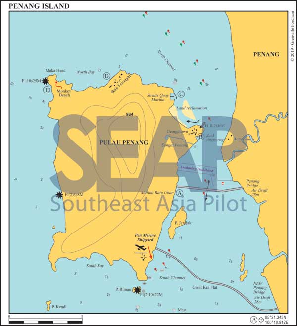 Penang Island chart