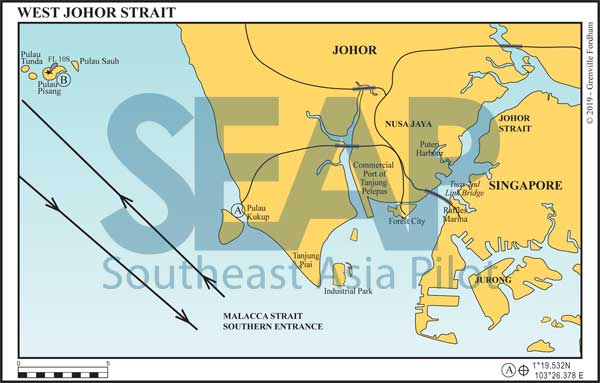 West Johor Strait chart