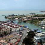 Entering the river at Malacca 