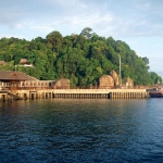 Jetty at Pangkor Laut Anchorage, Malaysia