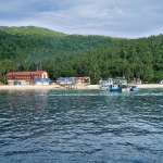 Anchorage in the channel between Pulau Aur and Pulau Dayang