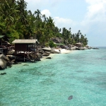 Small beach on Pulau Aur