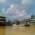 The Rajang River in Sibu City, Sarawak