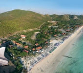 Aerial shot of Sam Beach, Koh Larn