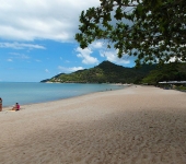 Quiet beach at Chaweng Noi, Samui