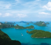 Photo taken from Koh Wua Ta Lap, Ang Thong Islands, Gulf of Thailand