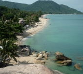 Samui&#039;s second busiest tourist beach, Lamai