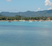 Yachts moored at Bo Phut