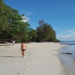 Deserted beach at Koh Naka Yai
