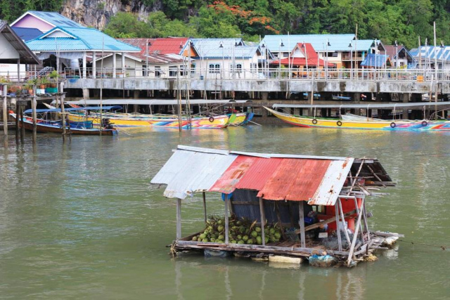 Stilted Sea Gypsy village, Koh Pan Yi