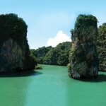 Phang Nga Bay&#039;s dramatic limestone karsts