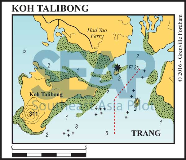 Koh Talibong - Approach to Trang's Kantang River