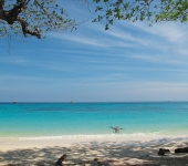 Flying the drone on Koh Rok Nai