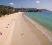 Karon Beach, on Phuket&#039;s west coast - once wall-to-wall umbrellas but now delightfully peaceful