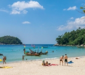 Kata-Beach in front of Club Med