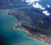 Aerial photo of Koh Lanta Yai and Noi