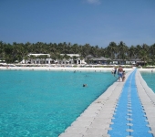 Tie your dnghy to The Racha&#039;s floating jetty if you plan to eat or drink at the resort.