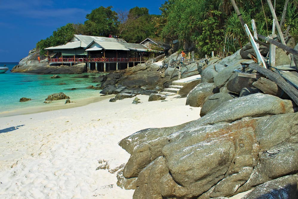 Local restaurant at Koh Racha Yai