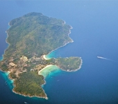 Aerial shot of Koh Racha Yai