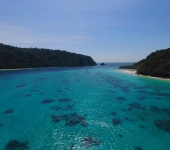 The channel between Koh Rok Nai and Koh Rok Nok