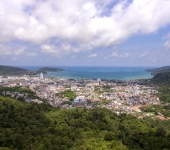 Looking down on Patong City