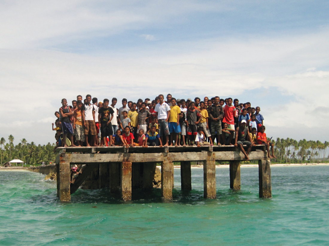 Welcoming party Indonesia Kai Islands