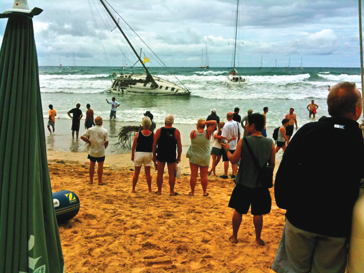 Rough weather at Phuket King's Cup Regatta