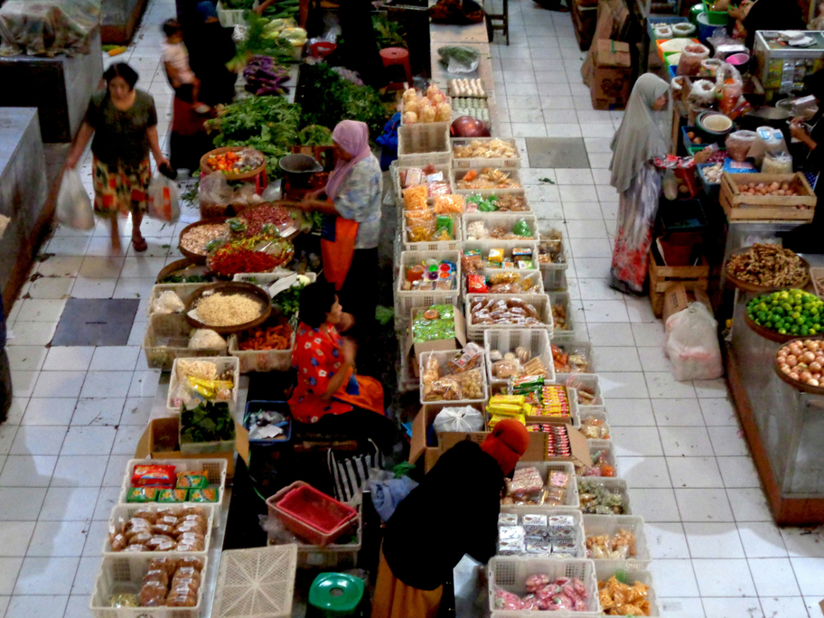 Indonesian Food Market Provisioning at markets in Indonesia